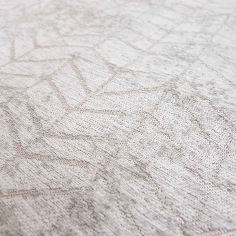 Louis De Poortere Mad Men Jacobs Ladder 8929 Circle Rug in White Plains