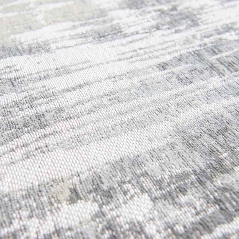 Louis De Poortere Modern Abstract Atlantic Streaks 8716 Rugs in Coney Grey