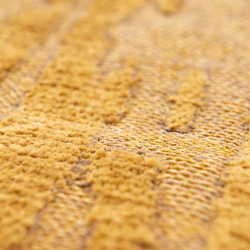Louis De Poortere Structures Baobab 9201 Circle Rugs in Madagascar Gold