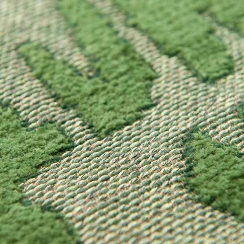 Louis De Poortere Structures Baobab 9202 Circle Rugs in Perriers Green