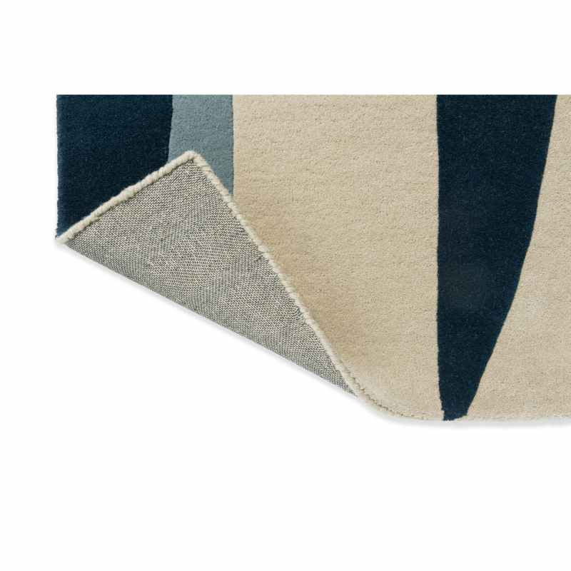 Torillo Abstract Wool Rugs 143908 Sky Blue by Harlequin