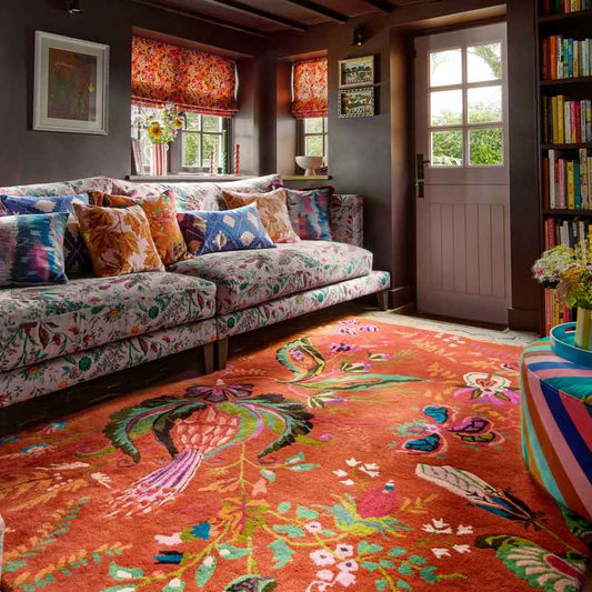 Wonderland Floral Wool Rugs 144713 Multi by Harlequin x Sophie Robinson