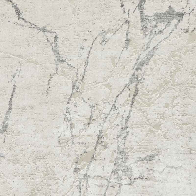 Mirage MR15 Modern Abstract Marble Metallic Rugs in Grey