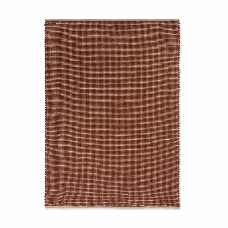 Frame Reversible Flatweave Rugs 129300 in Brick by Brink and Campman