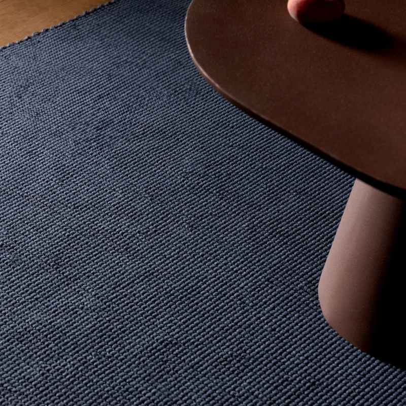 Grid Reversible Flatweave Rugs 129004 in Slate by Brink and Campman