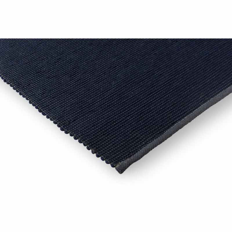 Grid Reversible Flatweave Rugs 129008 in Ink by Brink and Campman