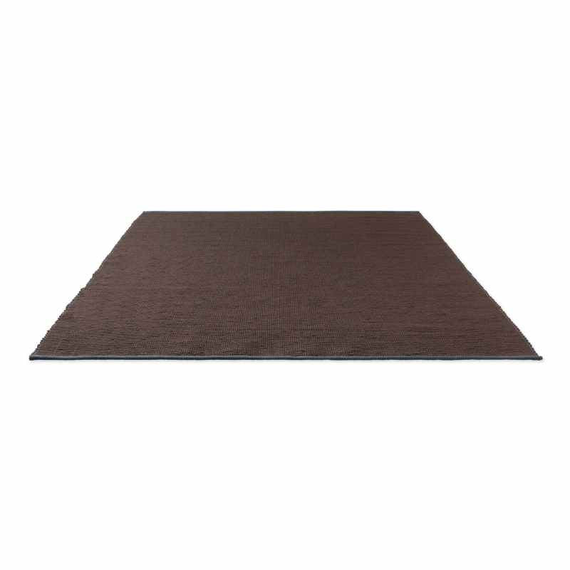 Grid Reversible Flatweave Rugs 129015 in Cacao by Brink and Campman