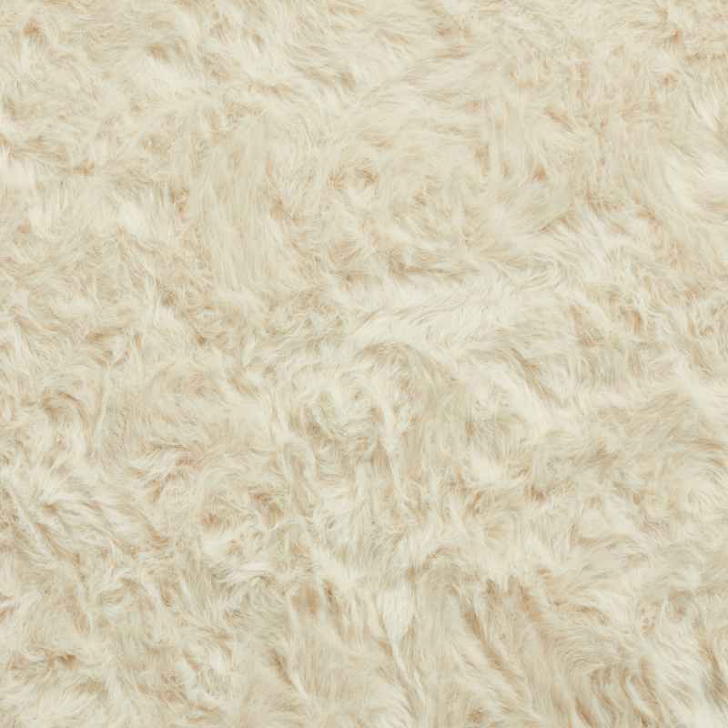 Polar Plush Soft Plain Textured Shaggy Rugs in Beige