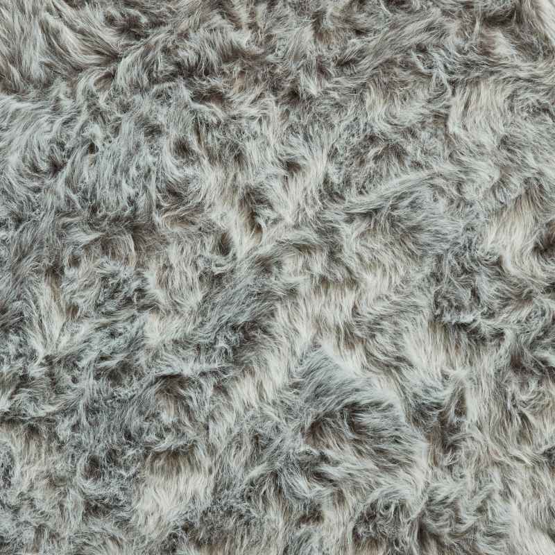 Polar Plush Soft Plain Textured Shaggy Rugs in Light Grey