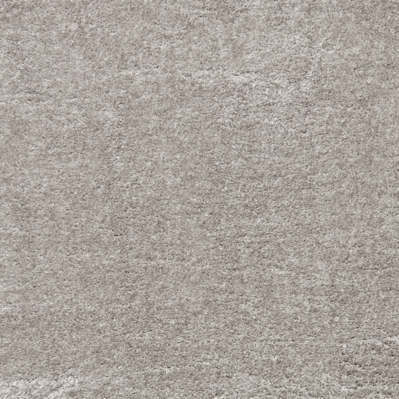 Lux Shaggy Modern Plain Shaggy Rugs in Silver Grey