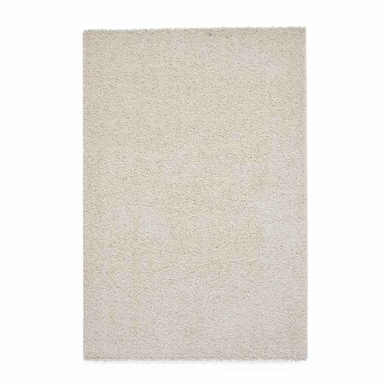 Bali 950 Modern Washable Plain Shaggy Rugs in Cream White