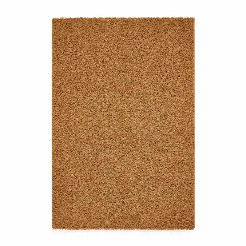 Bali 950 Modern Washable Plain Shaggy Rugs in Gold