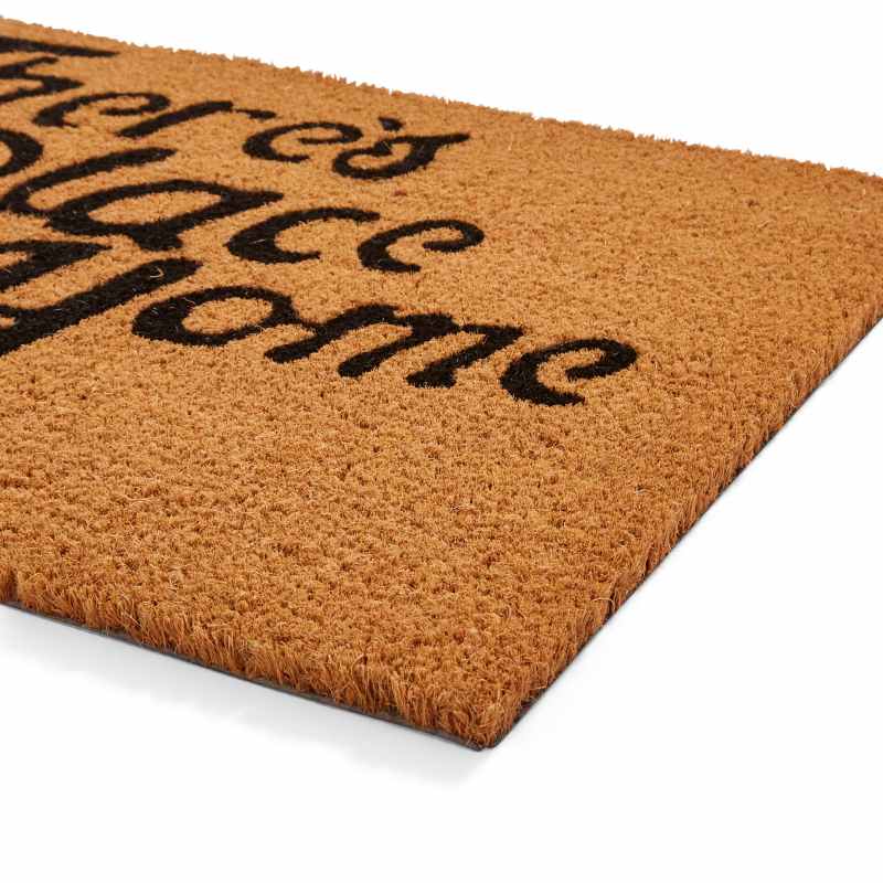 Theres No Place Like Home Coir Utility Doormat in Natural