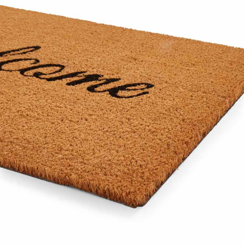 Welcome Coir Utility Doormat in Natural