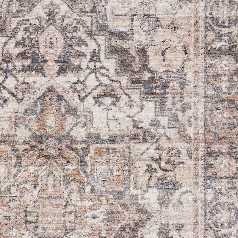 Vintage 35018 Traditional Motif Border Rugs in Green