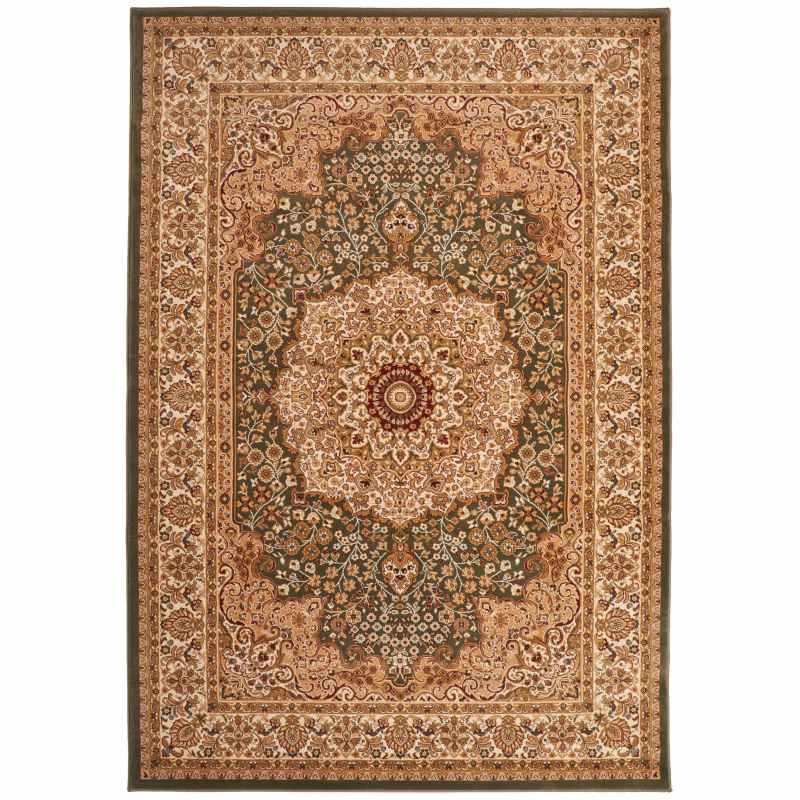 Grand Heritage GH101 Traditional Persian Rugs by Concept Looms in Green