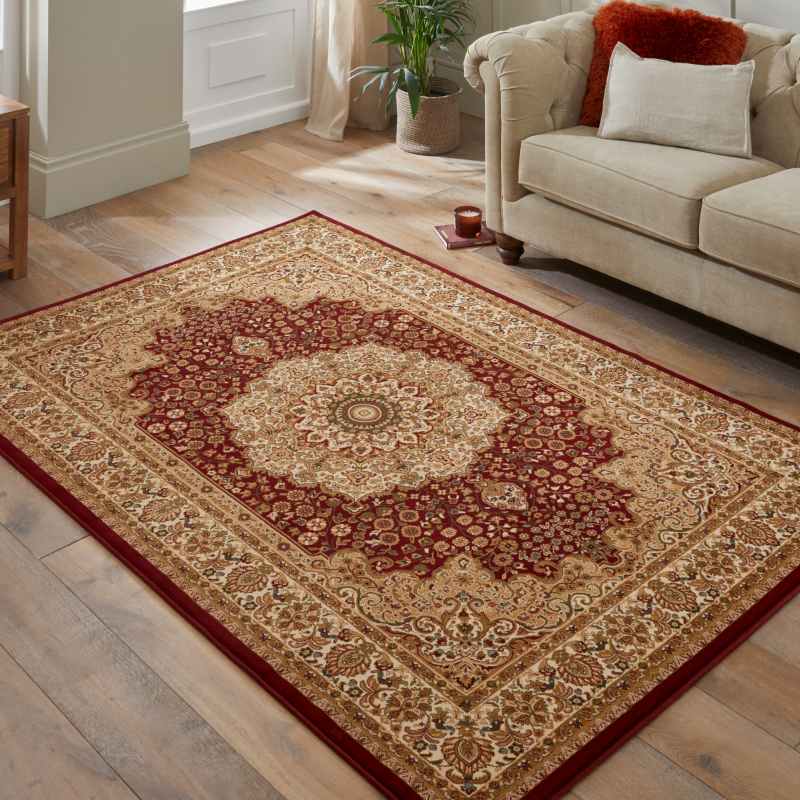 Grand Heritage GH101 Traditional Persian Rugs by Concept Looms in Red