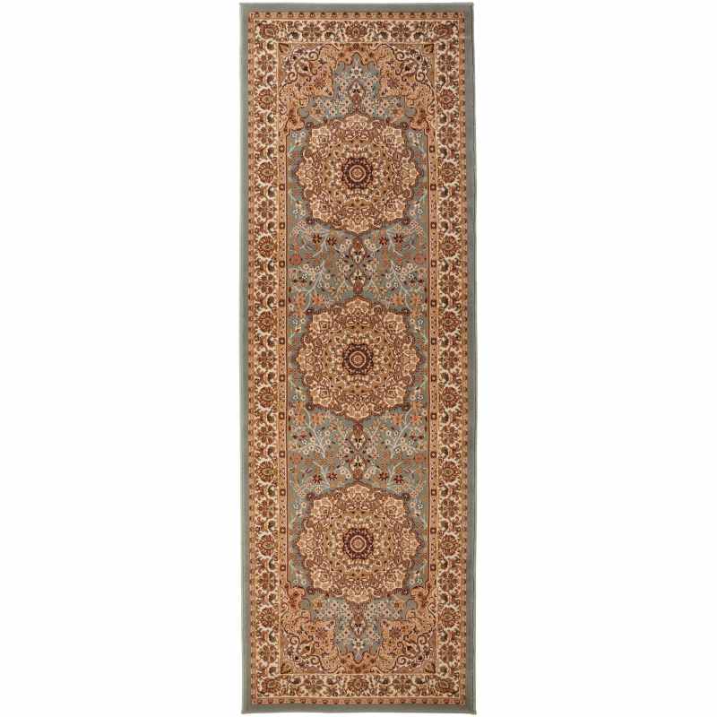 Grand Heritage GH101 Traditional Persian Runner Rugs by Concept Looms in Blue