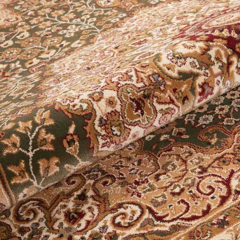 Grand Heritage GH101 Traditional Persian Runner Rugs by Concept Looms in Green