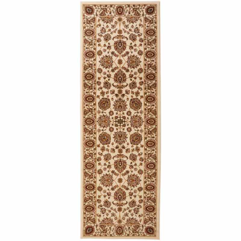 Grand Heritage GH102 Traditional Persian Runner Rugs by Concept Looms in Cream
