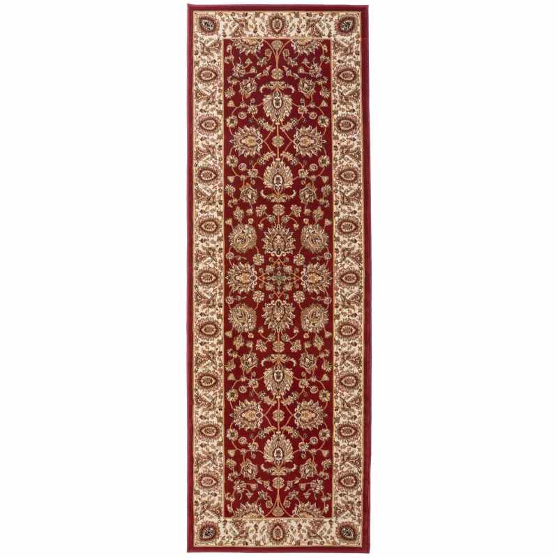 Grand Heritage GH102 Traditional Persian Runner Rugs by Concept Looms in Red
