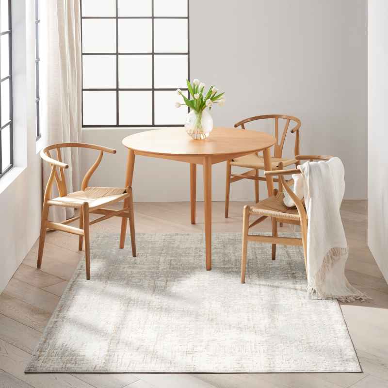 Calvin Klein CK955 CK950 Rush Designer Abstract Rugs in Grey