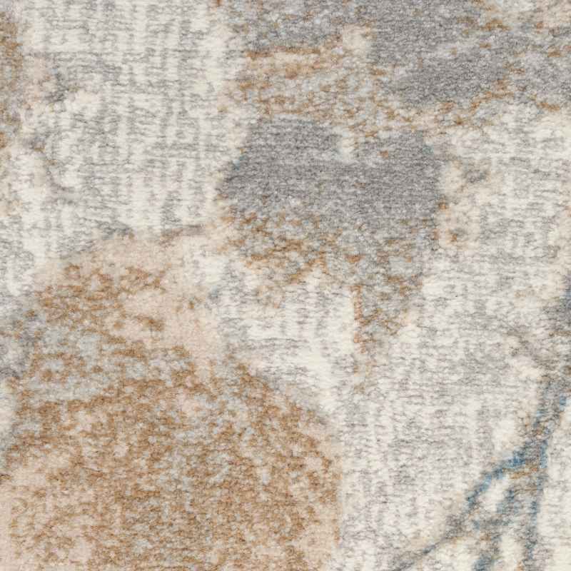 Calvin Klein CK957 CK950 Rush Designer Abstract Rugs in Grey Multi