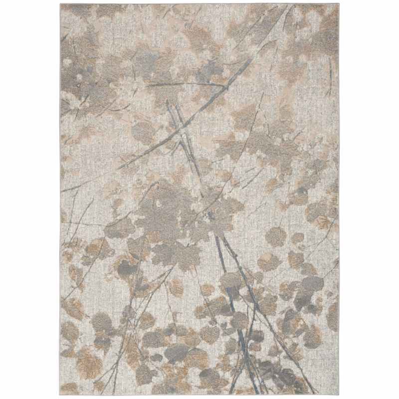 Calvin Klein CK957 CK950 Rush Designer Abstract Rugs in Grey Multi