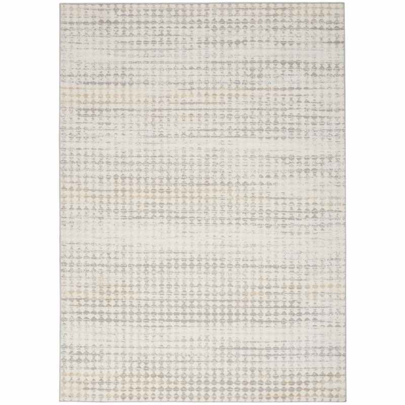 Calvin Klein CK958 CK950 Rush Designer Abstract Rugs in Ivory Multi