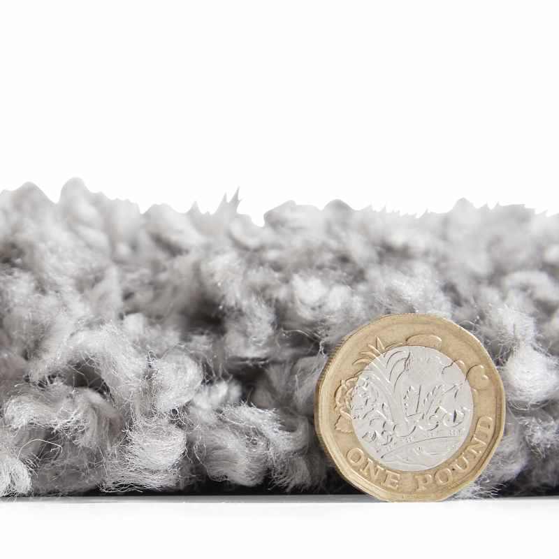 Boho 5413 Berber Shaggy Modern Runner Rugs in Grey