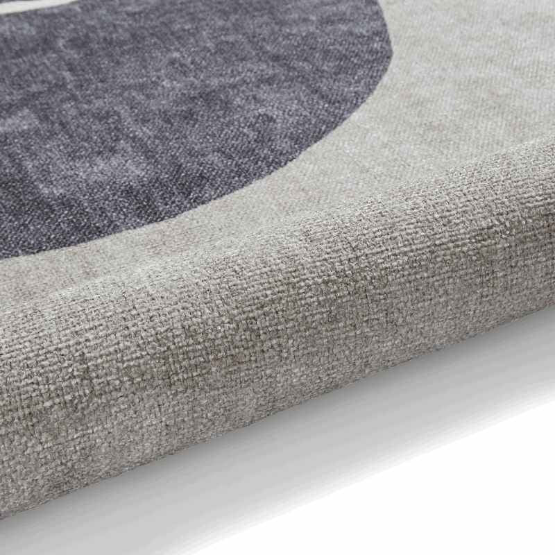 Whisper H1067 Washable Geometric Flat Weave Runner Rugs in Beige Green