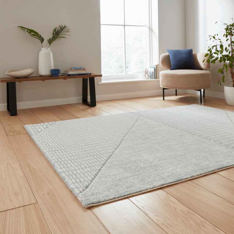 Larsson Modern Abstract Rugs by Catherine Lansfield in Blue