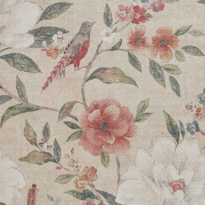 Pipa Floral Washable Runner Rugs by Catherine Lansfield in Natural