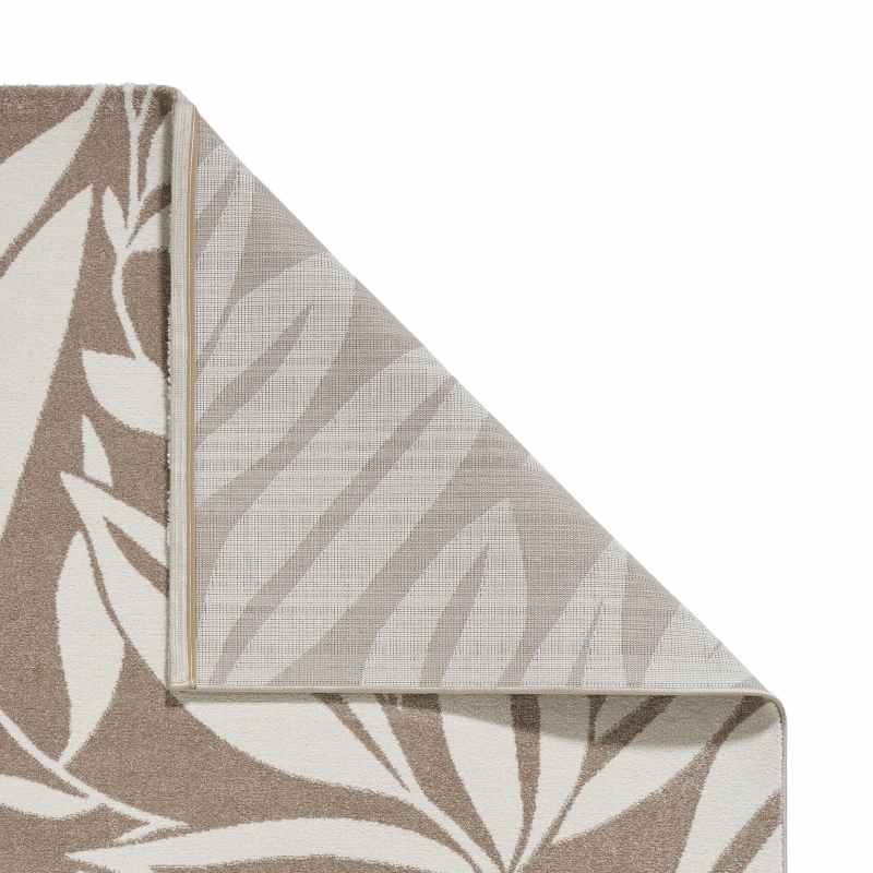 Sorral Leaves Modern Rugs by Catherine Lansfield in Natural