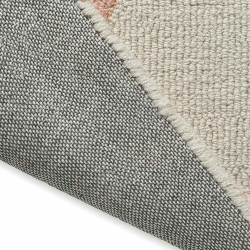 Billow Geometric Wool Rugs 124606 by Scion in Lichen Green