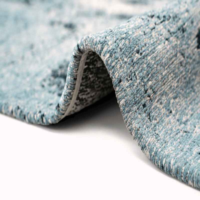Louis De Poortere Indoor Outdoor Mad Men Sol Rug 9773 in Dragonfly Blue