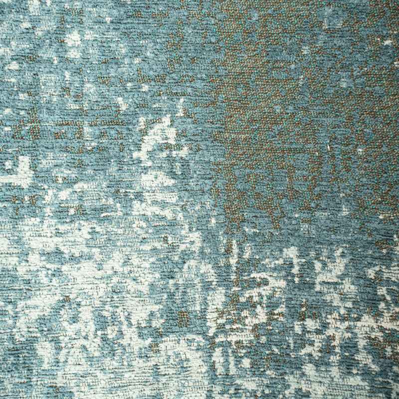 Louis De Poortere Indoor Outdoor Mad Men Virgin Land Rug 9656 in Neptune