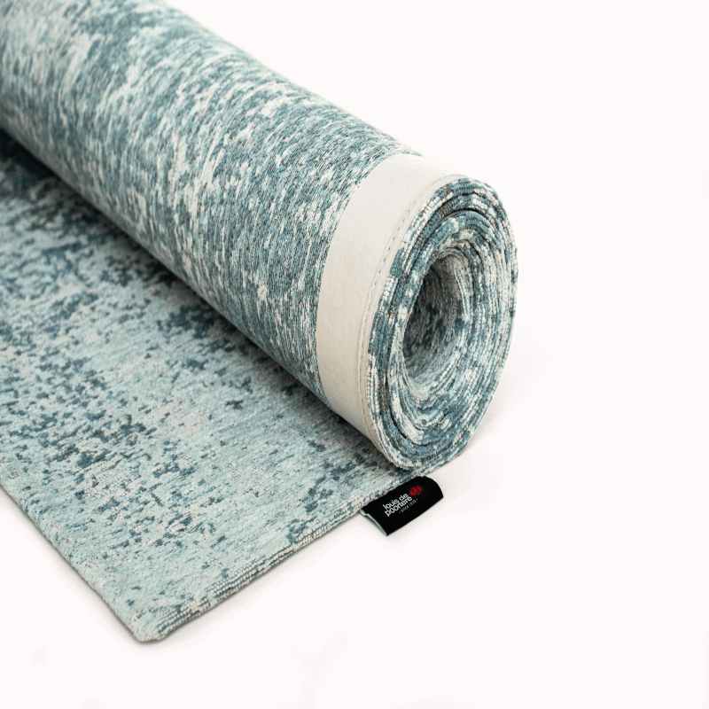 Louis De Poortere Indoor Outdoor Mad Men Virgin Land Rug 9656 in Neptune