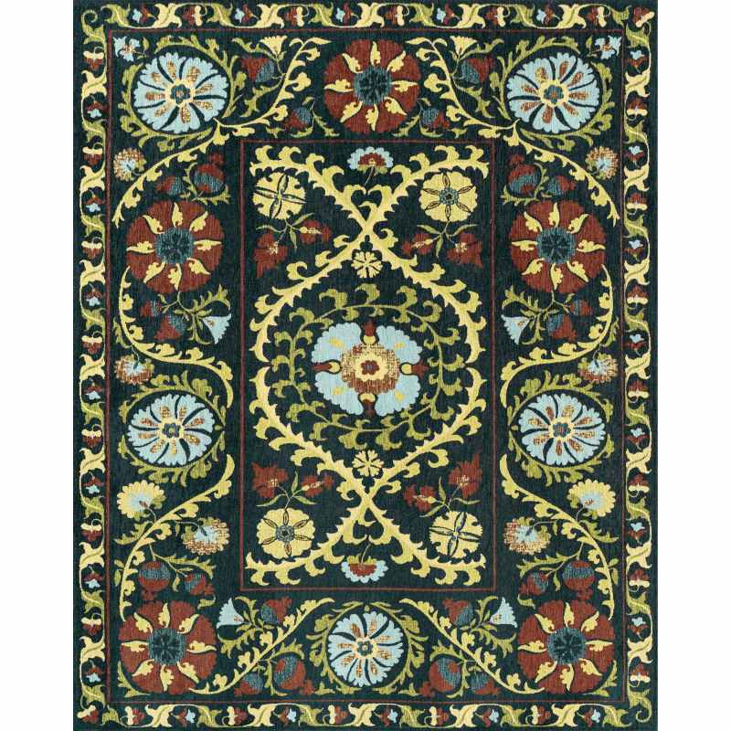 Louis De Poortere Antiquarian Suzani Rugs 9729 in Bavaria