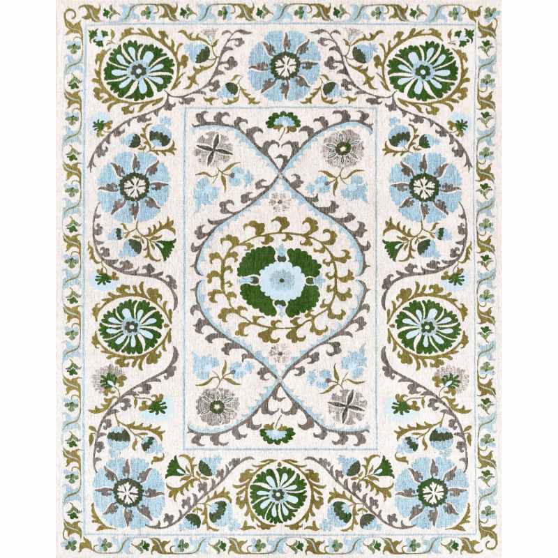 Louis De Poortere Antiquarian Suzani Rugs 9732 in Slavia