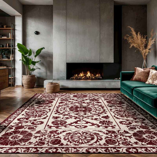 Louis De Poortere Antiquarian Suzani Rugs 9734 in Zephyr