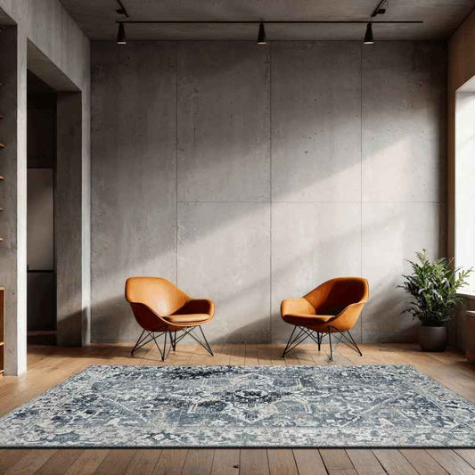 Louis De Poortere Antiquarian Tabriz Rugs 9646 in Atlantide