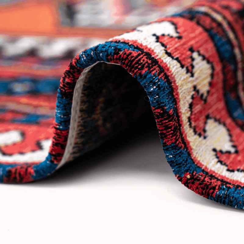 Louis De Poortere Antiquarian Antalia Rugs 9844 in Red Mix
