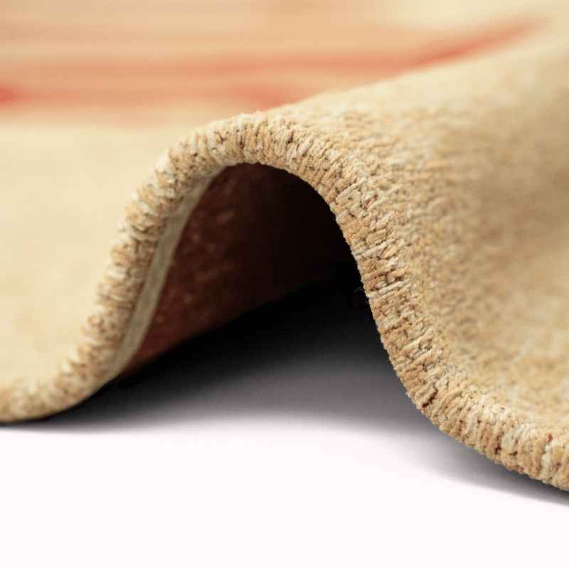 Louis De Poortere Craft Ribbon Rugs 9847 in Imperial Red