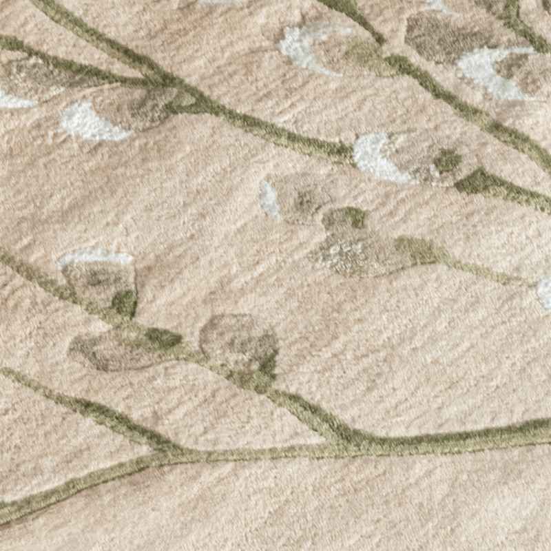 Pussy Willow Wool Rugs 079807 by Laura Ashley in Hedgerow Green