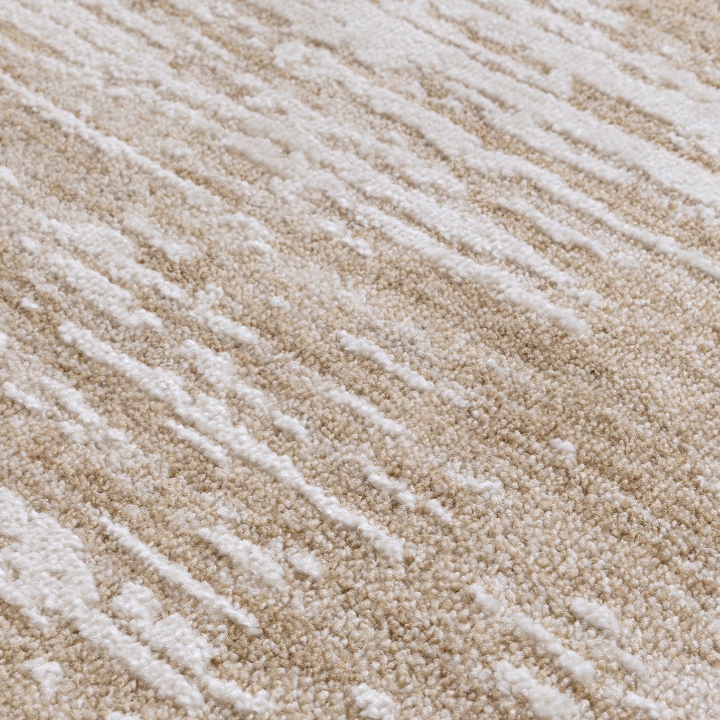 Anders Modern AN13 Boho Shimmer Rugs in Beige Natural