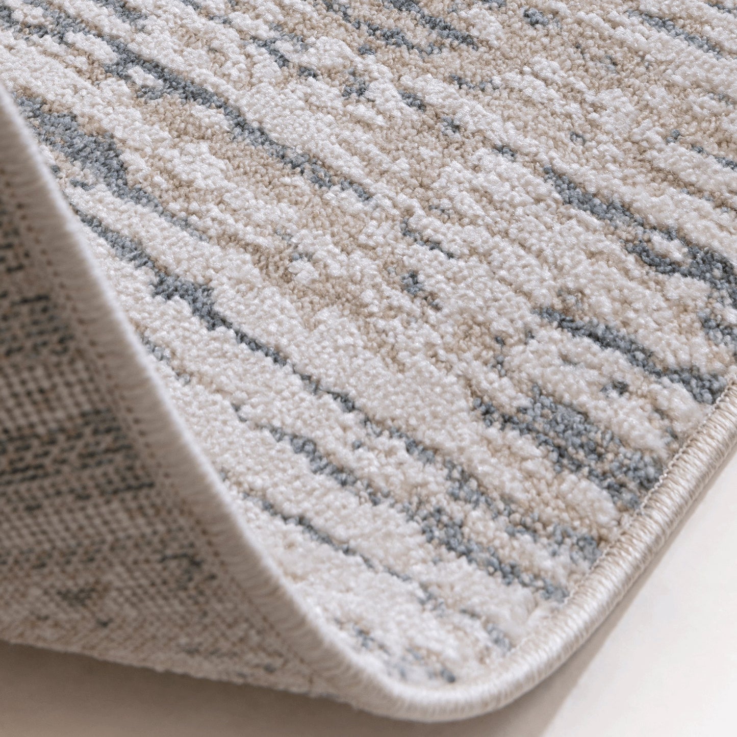Anders Modern AN15 Boho Shimmer Rugs in Blue