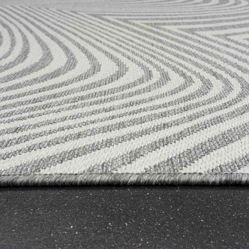 Brighton Flatweave Indoor Outdoor Rugs 98038 3062 in Grey
