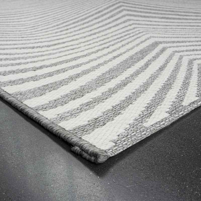 Brighton Flatweave Indoor Outdoor Rugs 98038 3062 in Grey