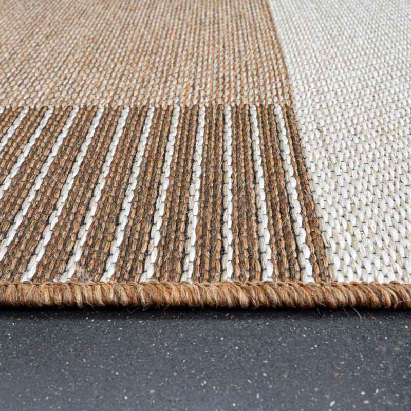 Brighton Geometric Flatweave Indoor Outdoor Rugs 98064 8032 in Orange